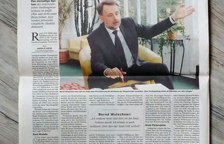 Alte Wirtschafts Blatt Tageszeitung Wien - Peppis Zeitungsladen