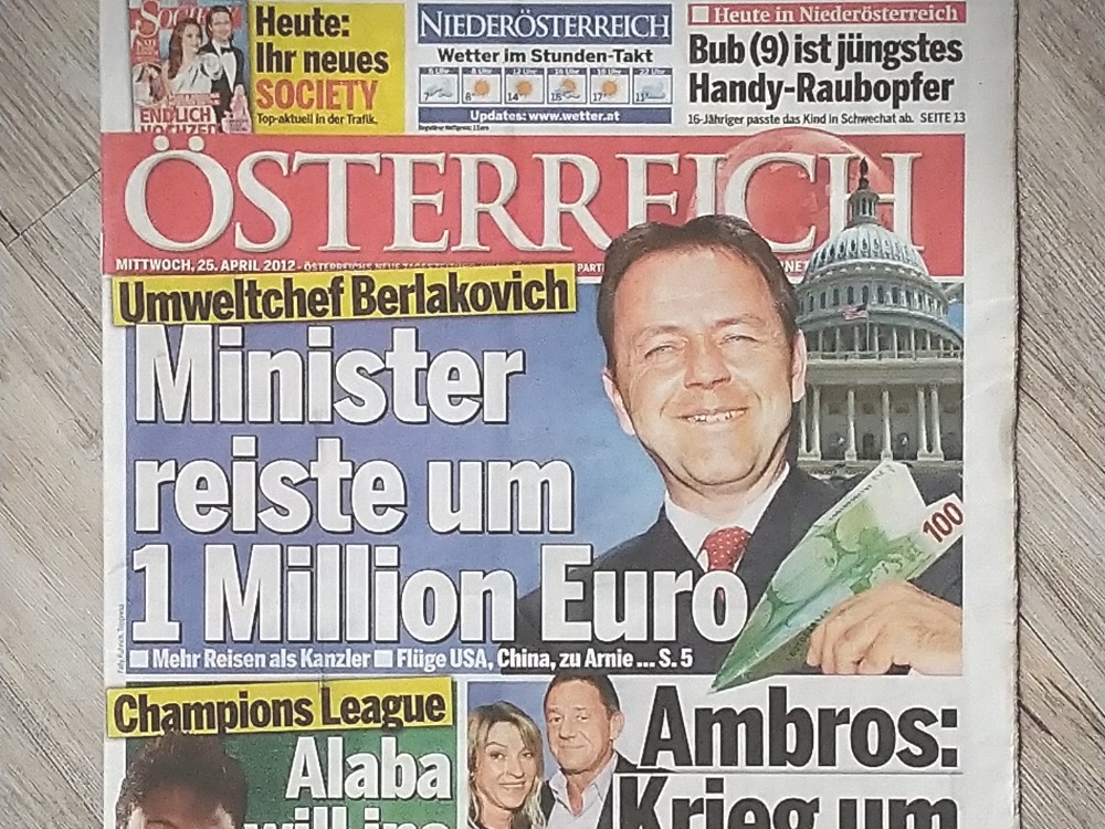 Alte Österreich Zeitung kaufen - Peppis Zeitungsladen