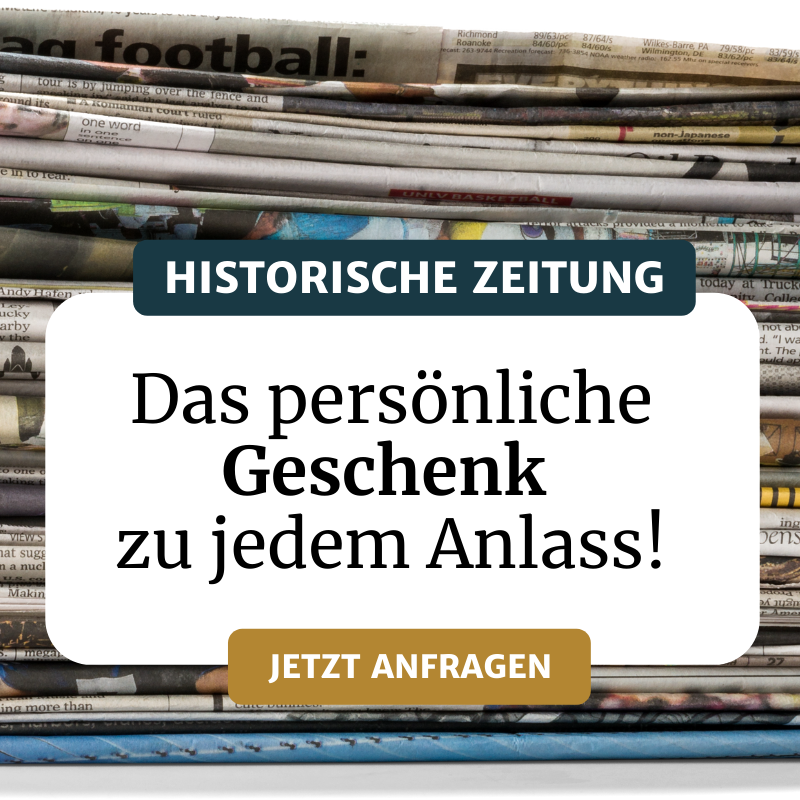 Alte Zeitung Geschenk - Peppis Zeitungsladen